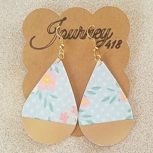 Floral with gold foil